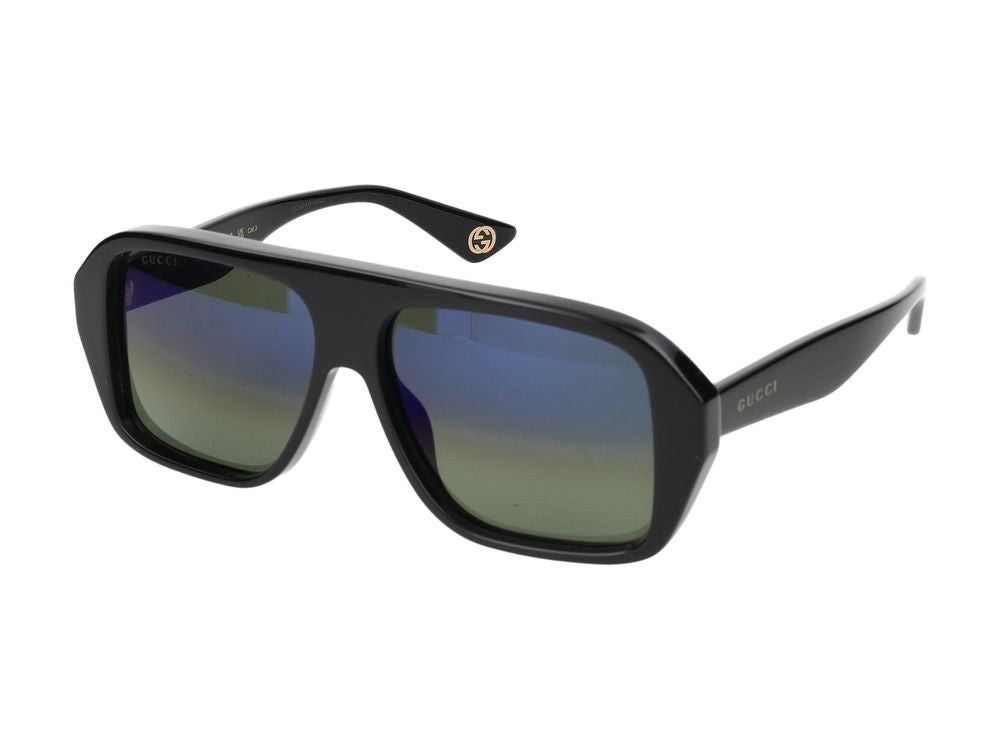 Gucci Sunglasses Gg1615s 001 Black Black Blue 57/13/145