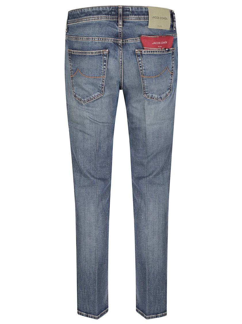 Jacob Cohen 5 Pocket Slim Fit Scott Faded Jeans