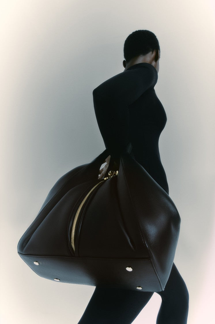 Saiid Kobeisy Calfskin Bag With Middle Zipper