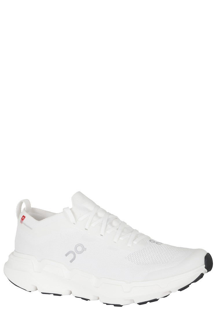 On Running White Cloudsoma Breathable Mesh Rubber Sole Nylon Sneakers