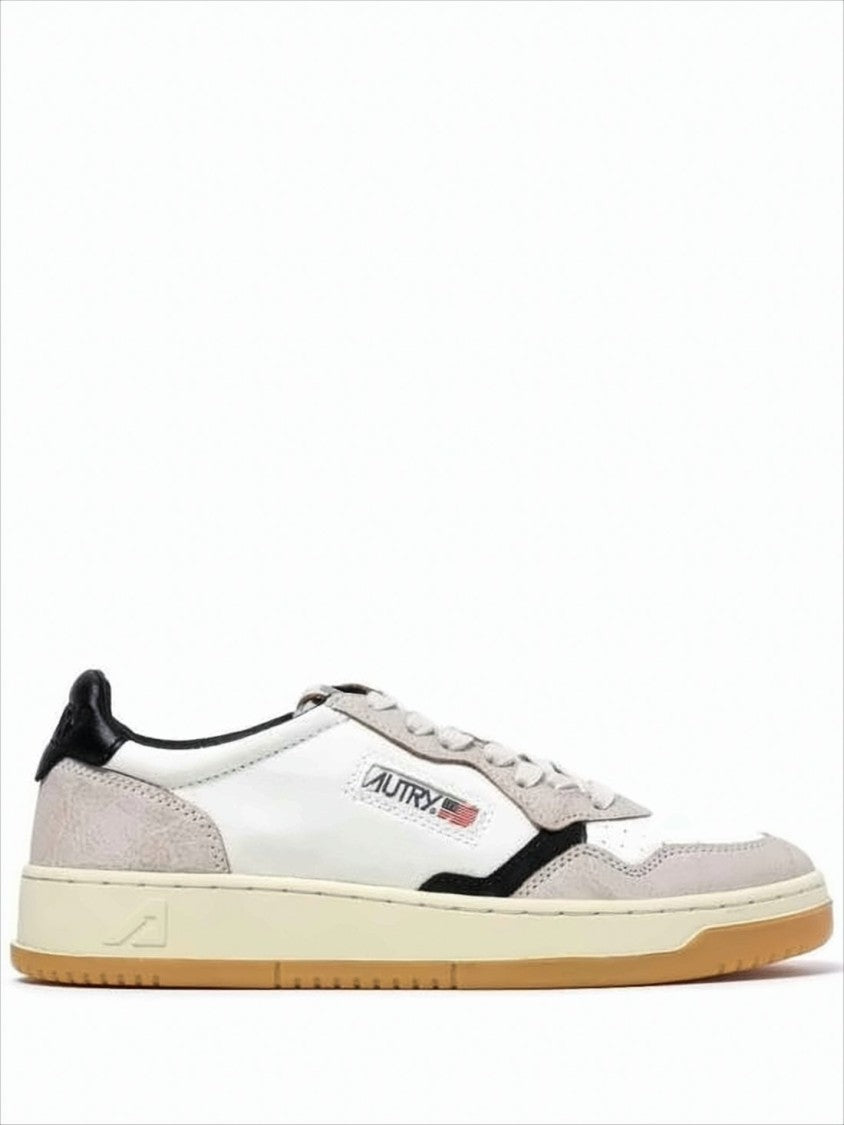 Autry Low-Top Sneakers With Leather And Suede Panels
