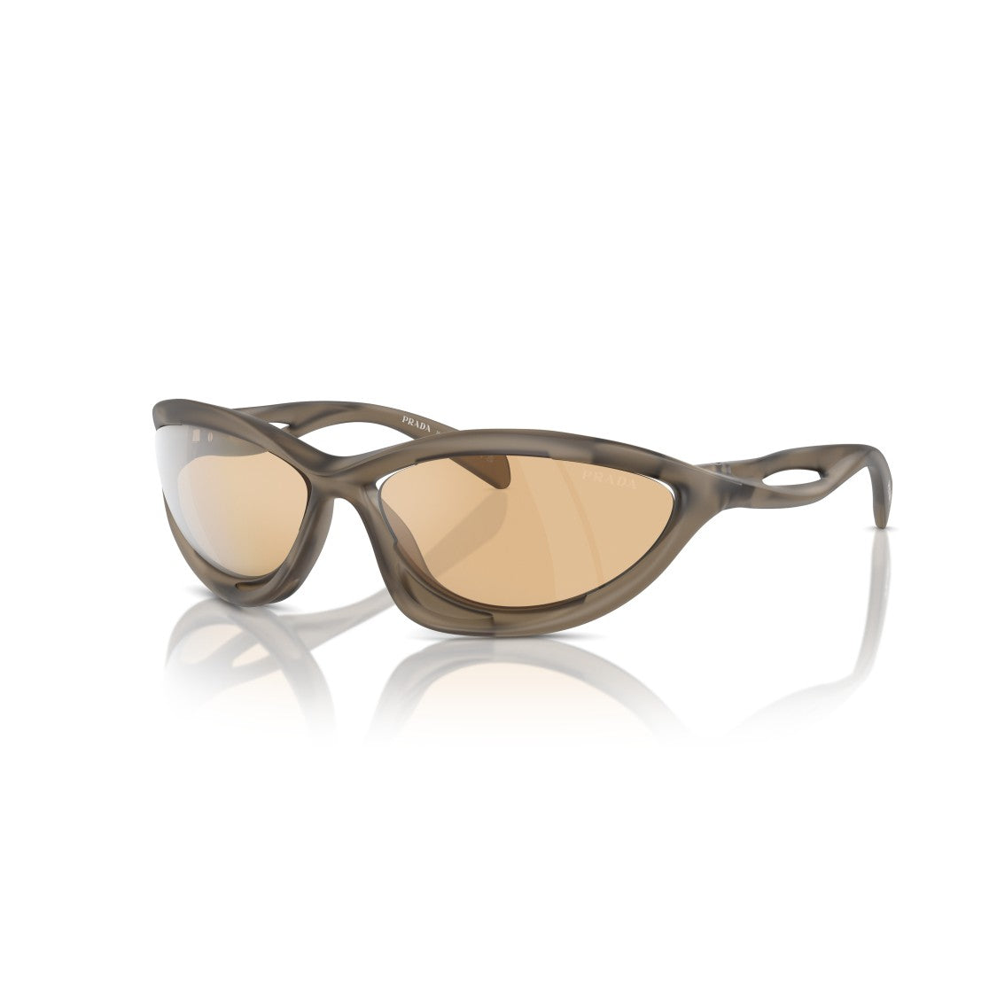 Prada 0Pr A26s Sculptural Brown Sunglasses