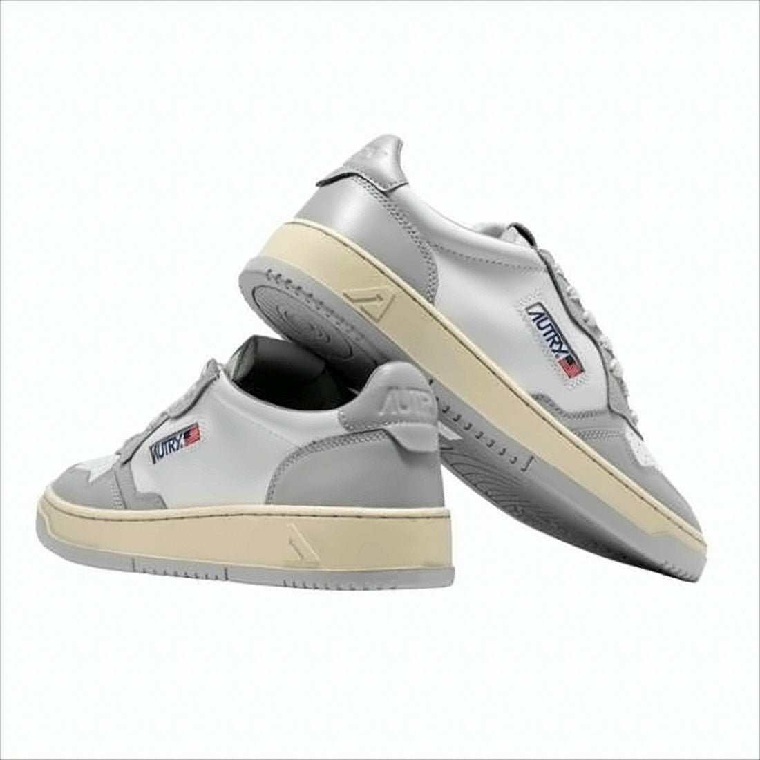 Autry Low-Top Sneakers With Smooth And Perforated Panels