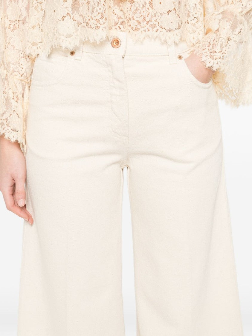 Aspesi High-Waisted Wide-Leg Jeans