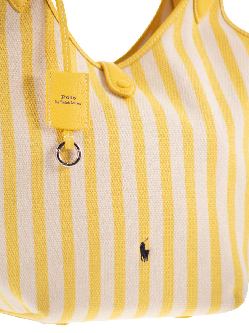 Polo Ralph Lauren Striped Canvas Polo Play Tote