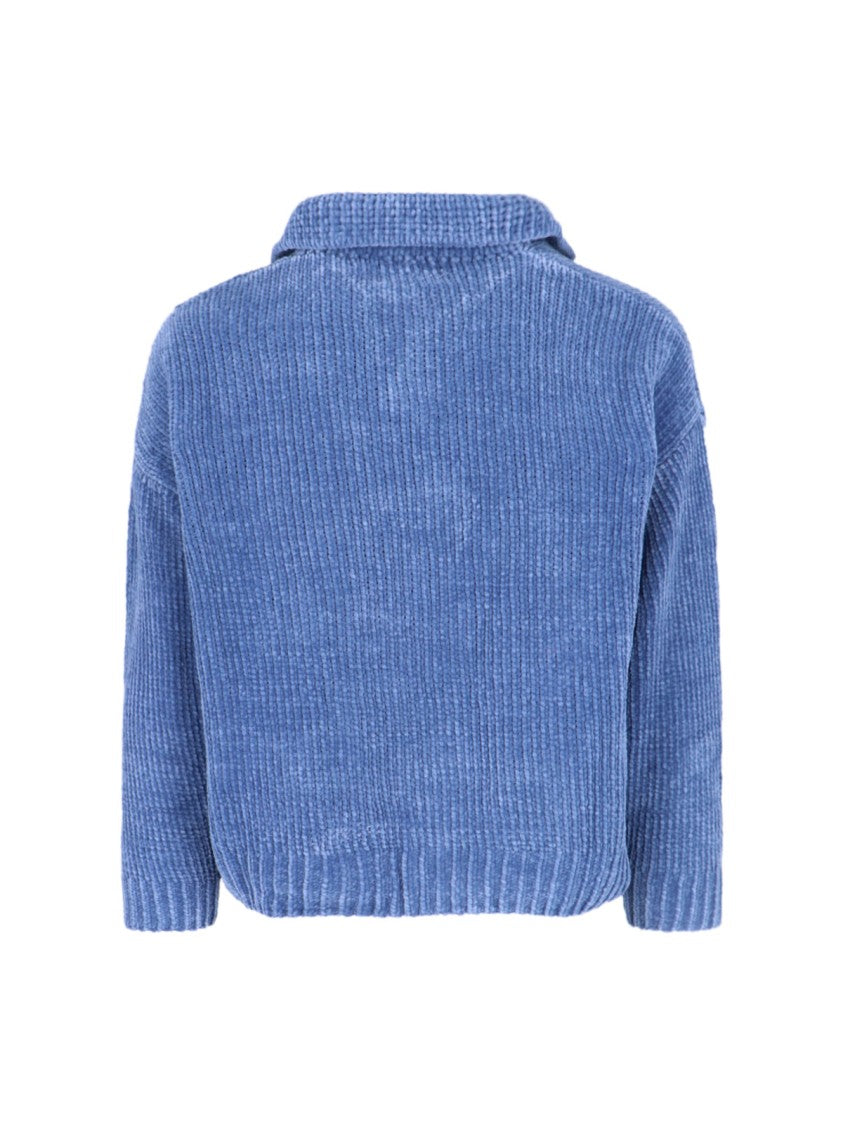 Bonsai Chenille Polo – Light Blue