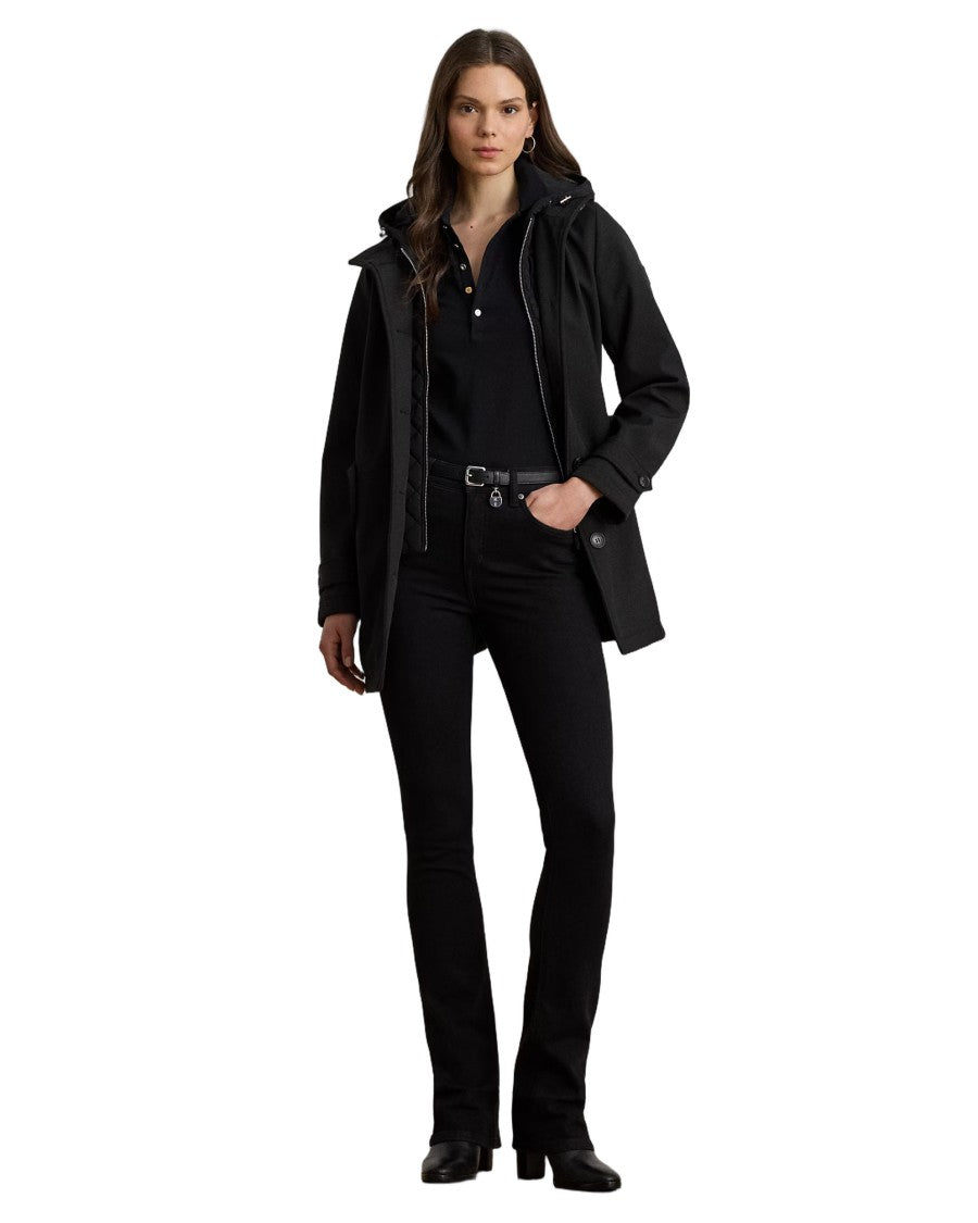 Lauren Ralph Lauren Unlined Short Coat With Button Closure