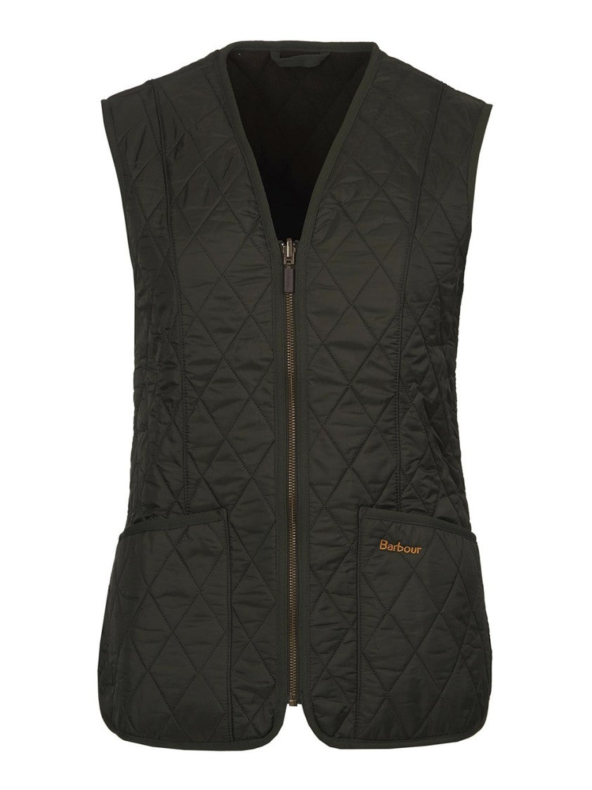 Barbour Quilted Dark Olive Betty Liner Vest
