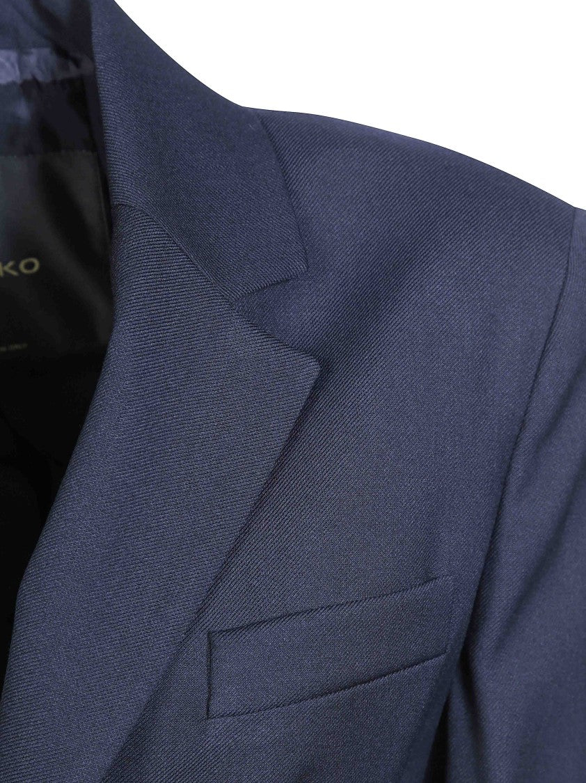Pinko Vitiano Diagonale Belted Tailored Blazer