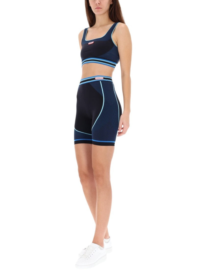 Casablanca Fitted Seamless Activewear Shorts With Contoured Design