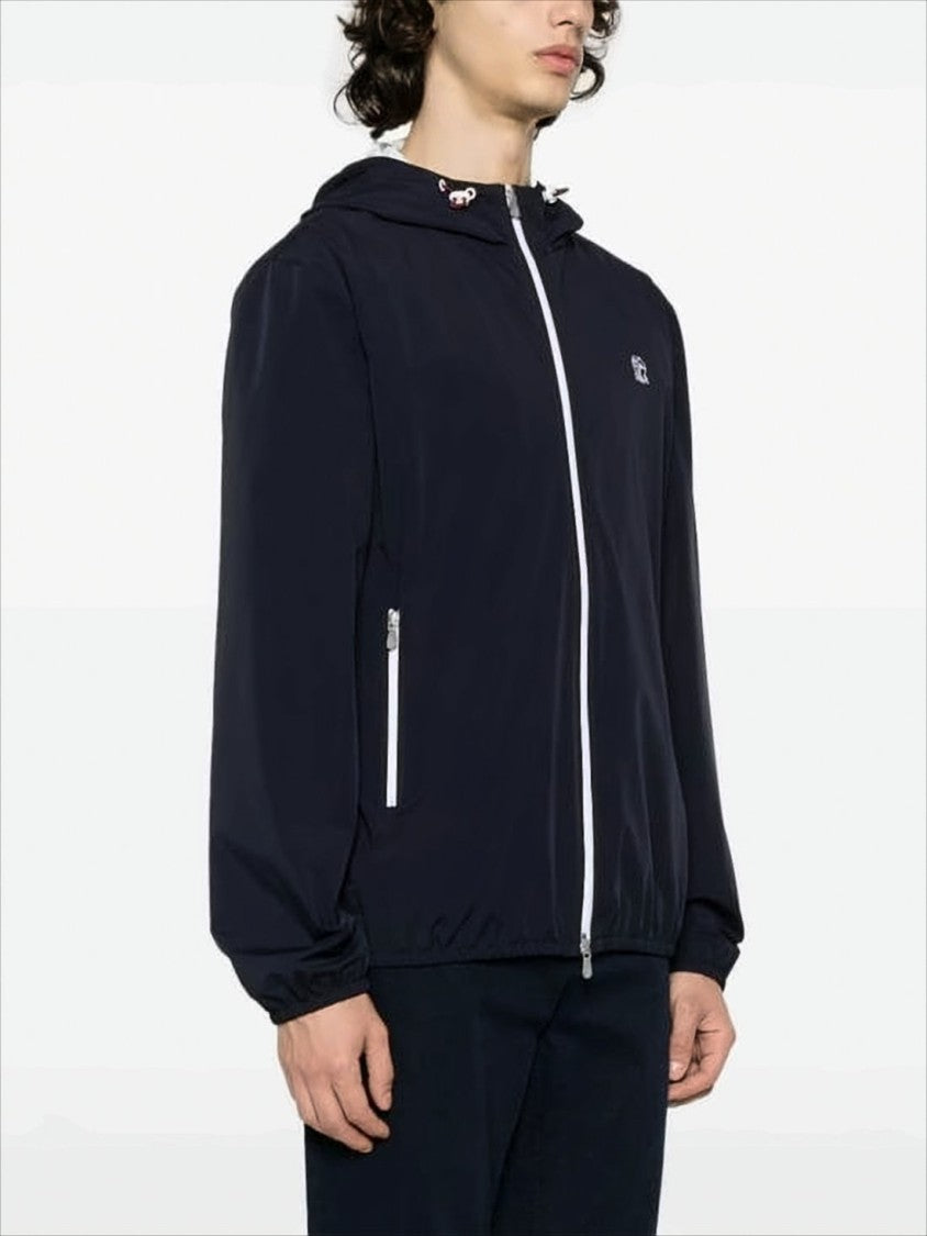 Brunello Cucinelli Lightweight Black Casual Jacket With Hood