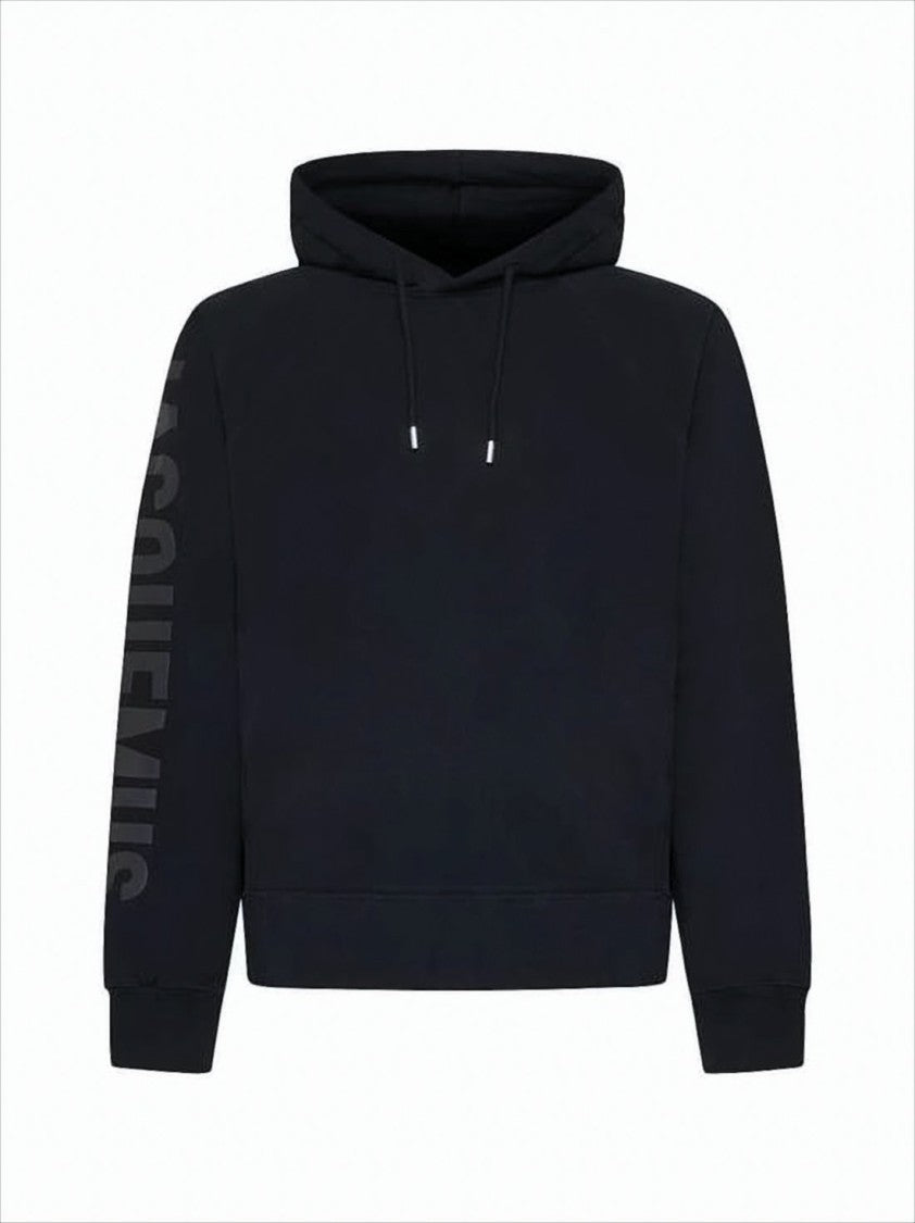 Jacquemus Minimalist Cotton Hoodie With Subtle Tonal Logo