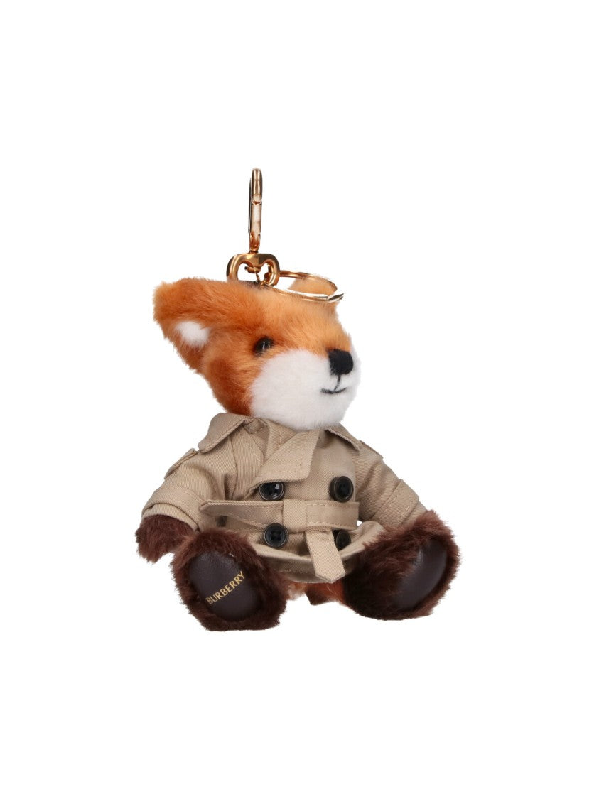 Burberry Beige Fox Fabric Charm