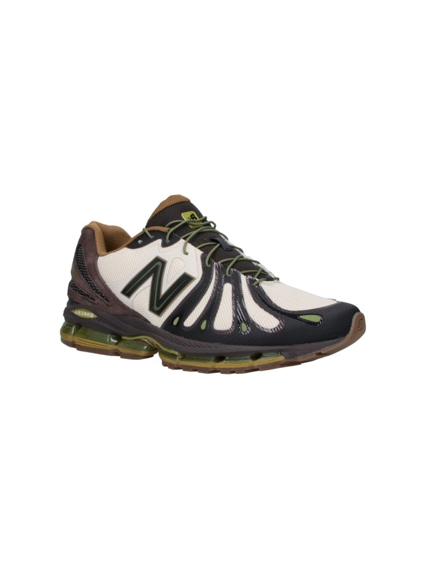 New Balance Brown Abzorb 1890 Fabric Sneakers