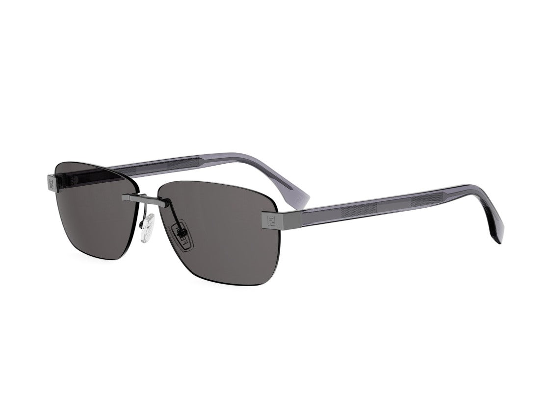 Fendi Fe40213u Rimless Gradient Square Sunglasses