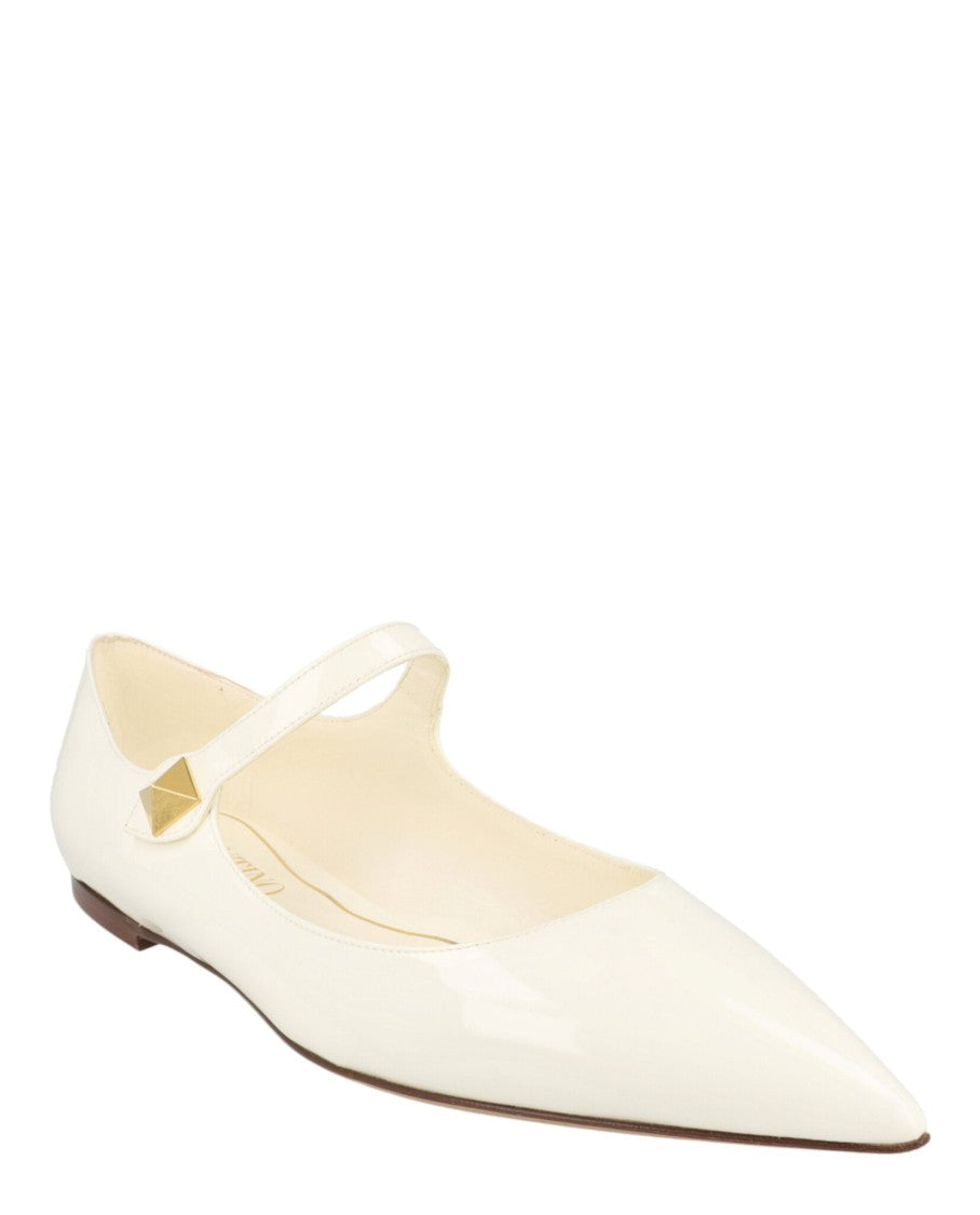 Valentino Tiptoe Patent Leather Ballet Flats