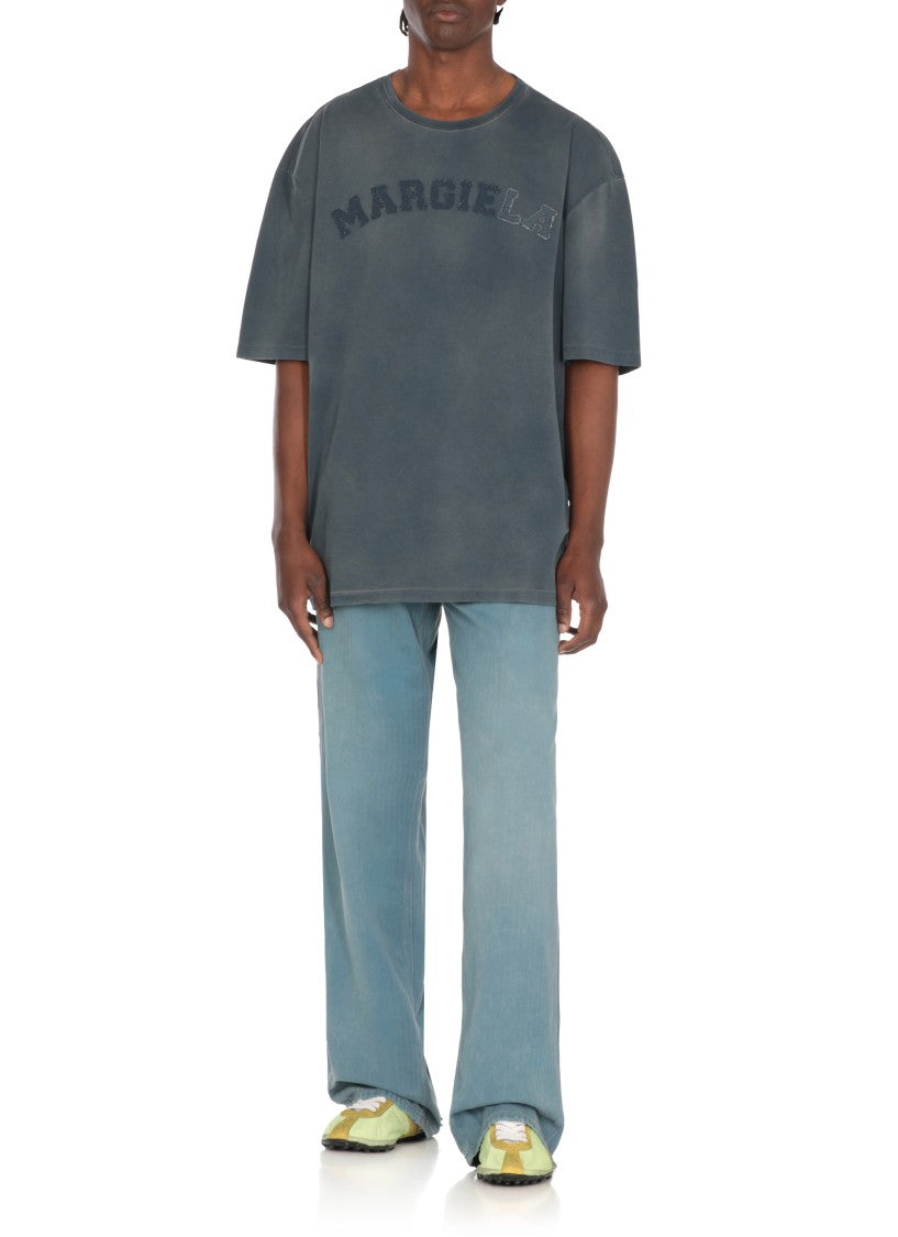 Maison Margiela Relaxed-Fit Cargo Jeans With Distressed Hem Details