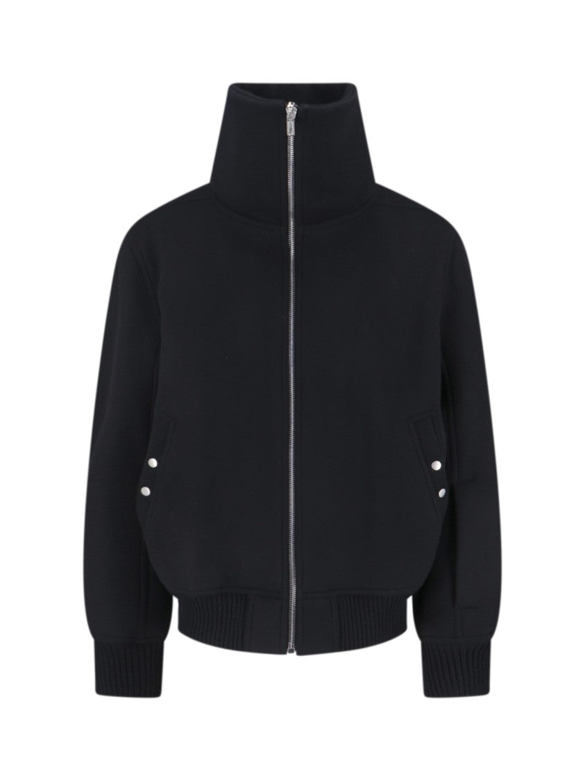 Rick Owens Structured Black Jacket With Minimalist Design