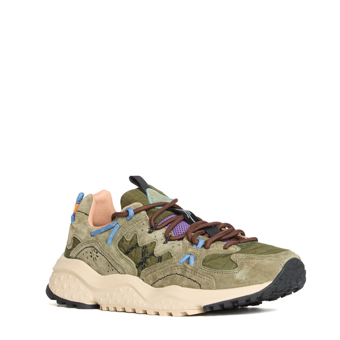 Flower Mountain Yambushi Uni Suede And Nylon Sneakers