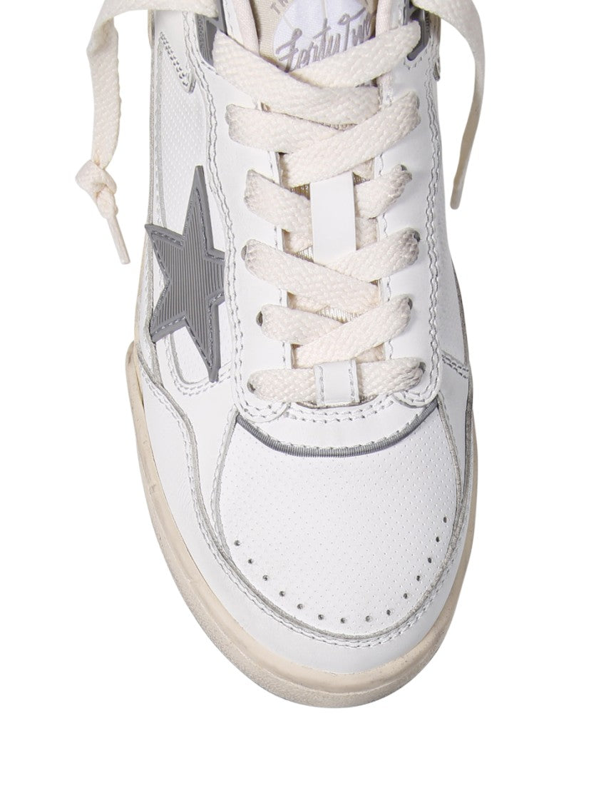 Golden Goose Leather Sneakers With Star Detail