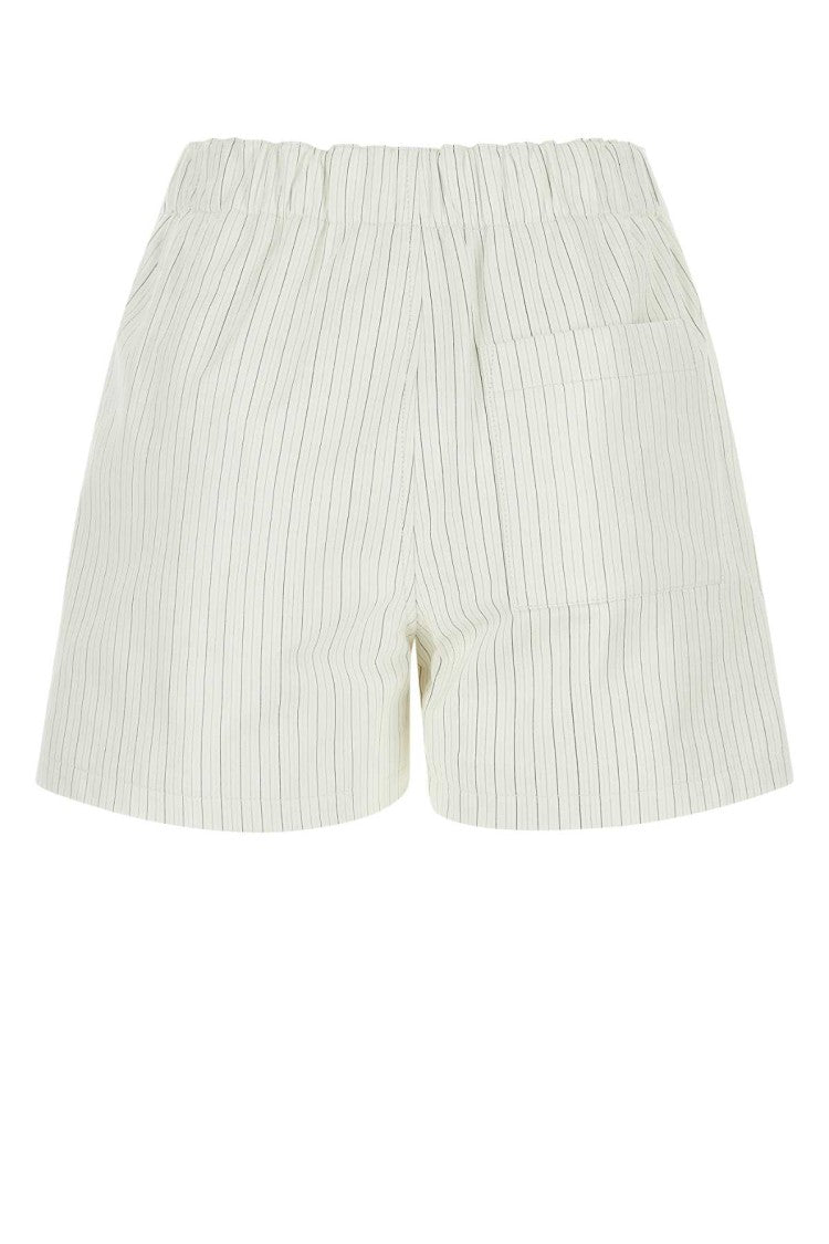 Bottega Veneta Printed Leather Shorts