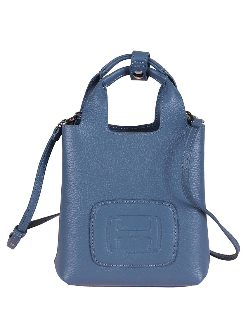 Hogan Structured Leather H Bag