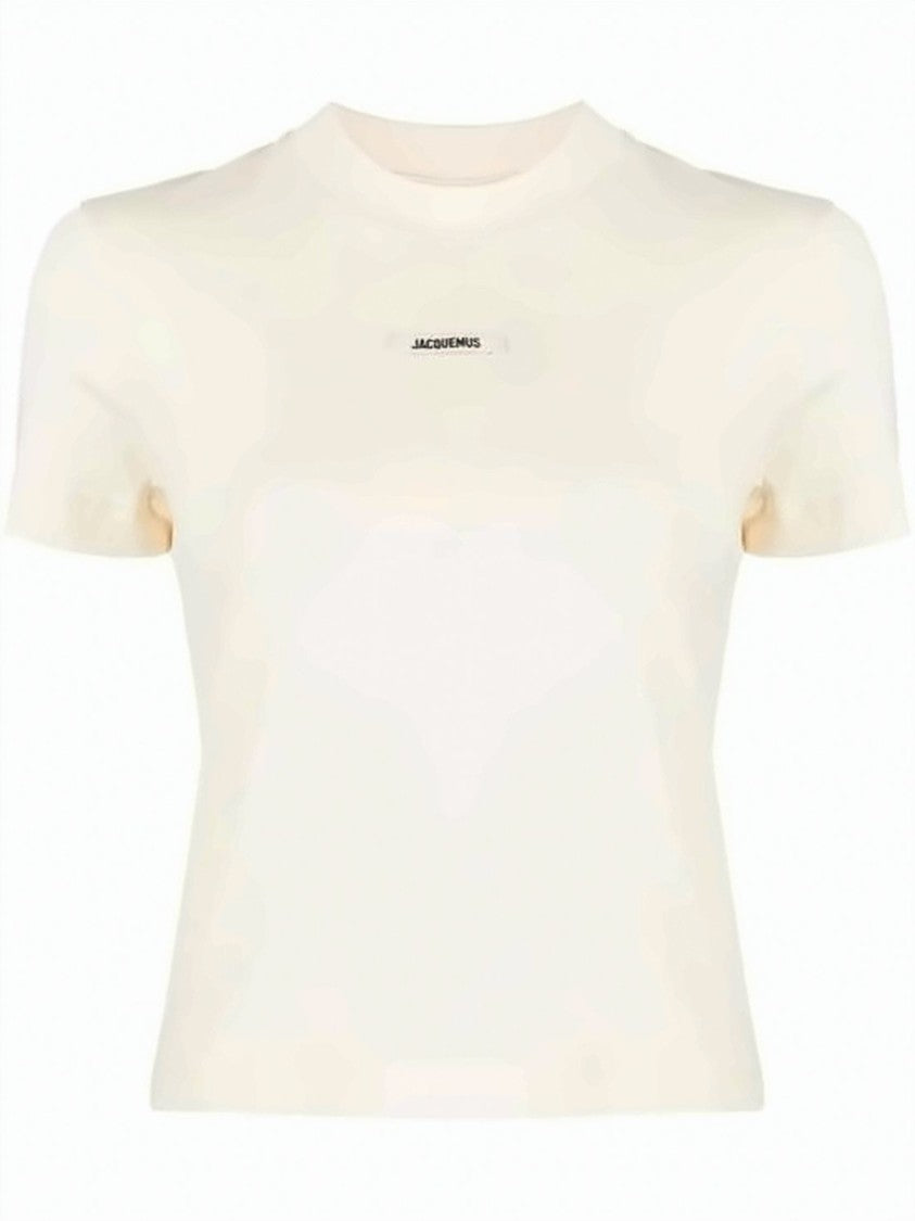 Jacquemus Cropped Crew Neck T-Shirt