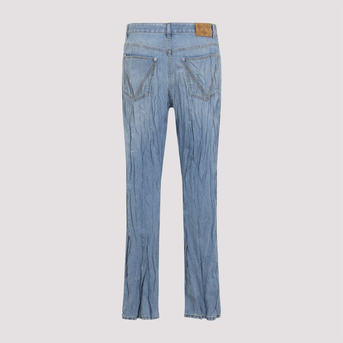 Bottega Veneta Straight-Leg Jeans With Textured Finish