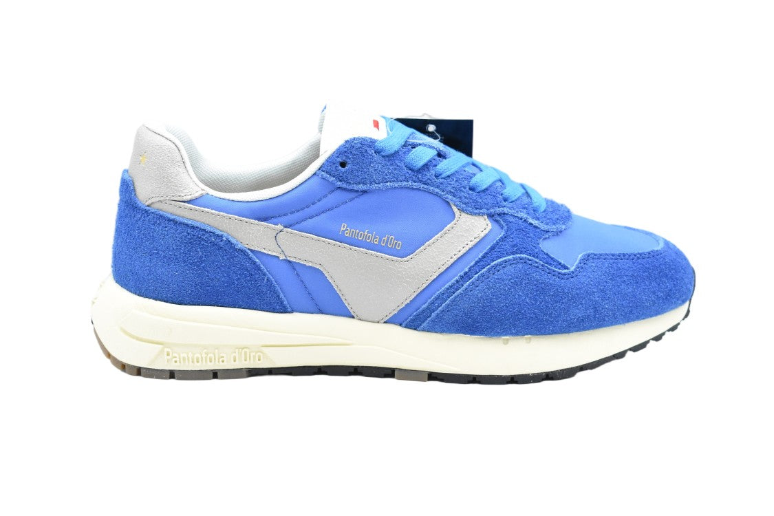 Pantofola D'oro Blue Grey Laced Comfort Versatile Low Shoes