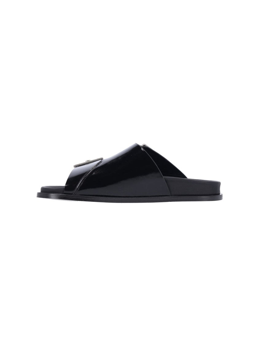 Alohas "Alba" Sandals – Black