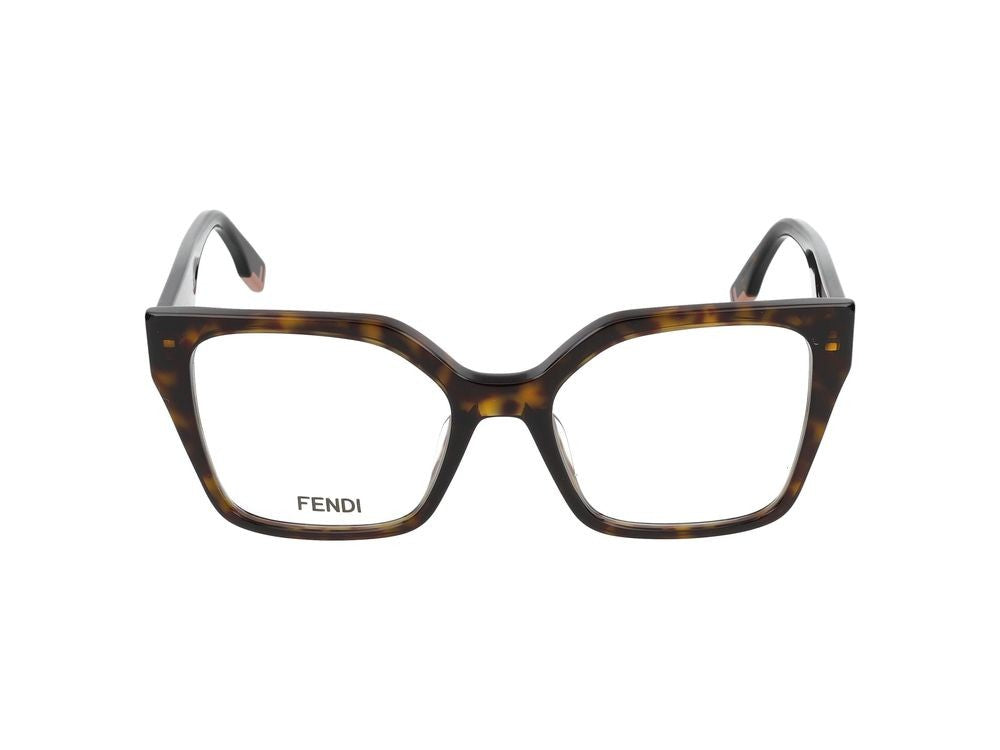 Maison Fendi Tortoiseshell Fe50002i Bold Oversized Eyeglasses