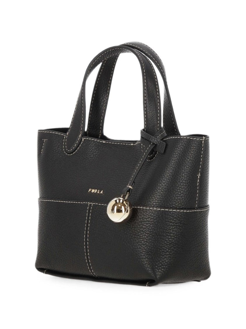 Furla Structured Pebbled Leather Multi-Carry Handbag
