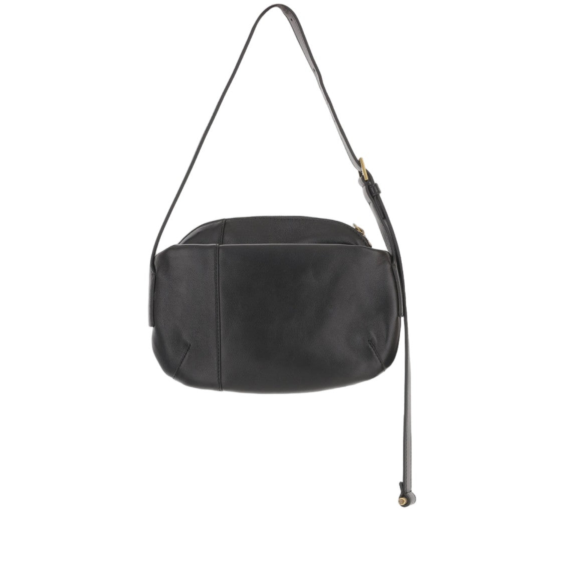 Versace Leather Shoulder Bag With Medusa Logo