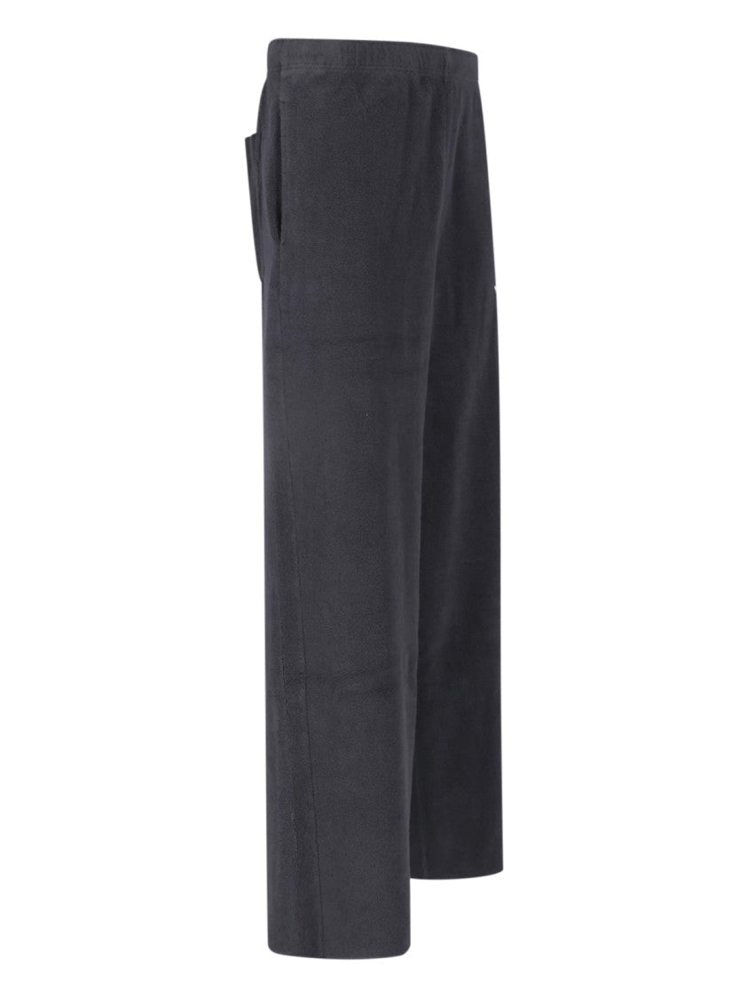 Mm6 By Maison Margiela Gray Cotton Terry Straight-Leg Sweatpants