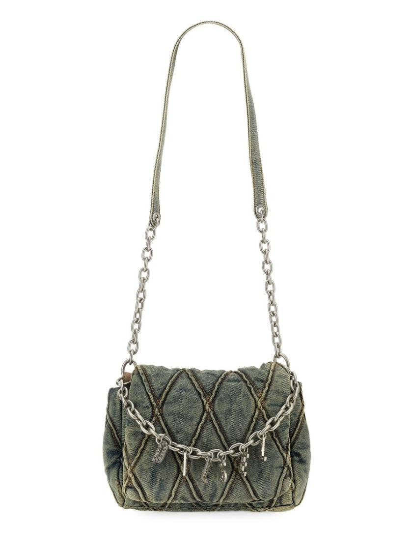 Diesel Charm-D Small Quilted Cotton Bag