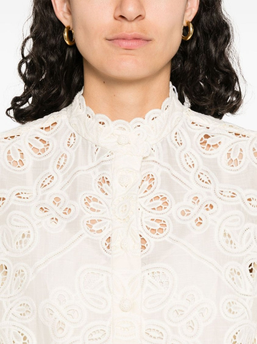 Zimmermann Rhiannon Embroidered Blouse