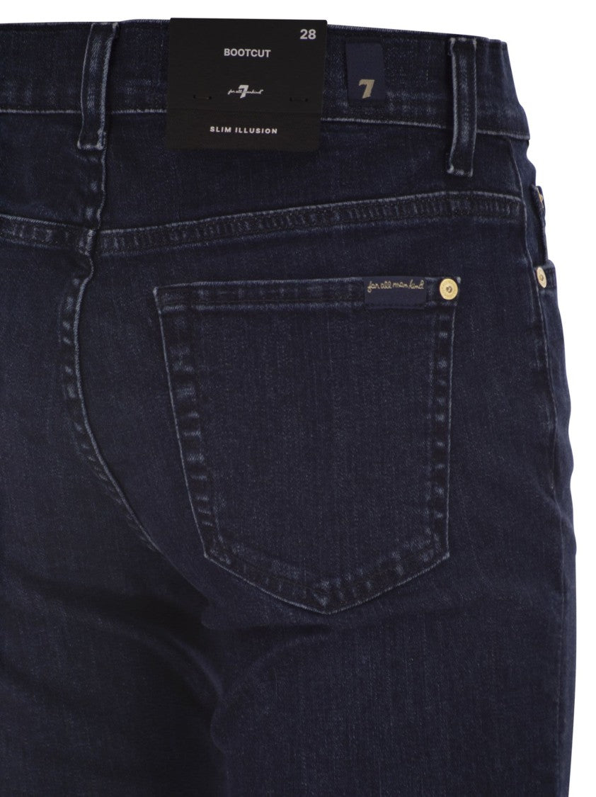7 For All Mankind Medium Waist Bootcut Jeans
