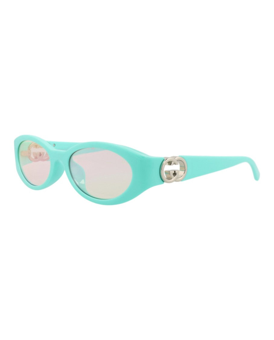 Gucci Round-Frame Injection Sunglasses