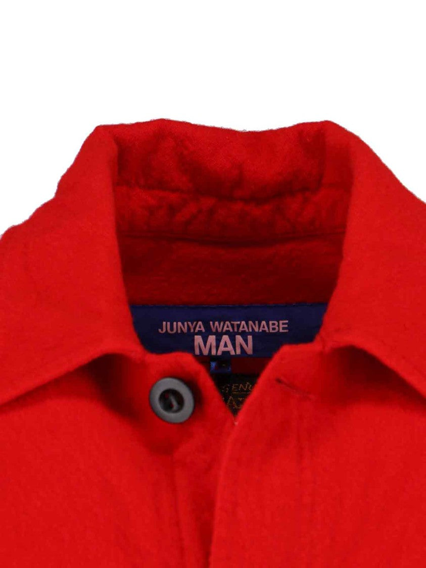 Junya Watanabe Red Wool Blend Jacket