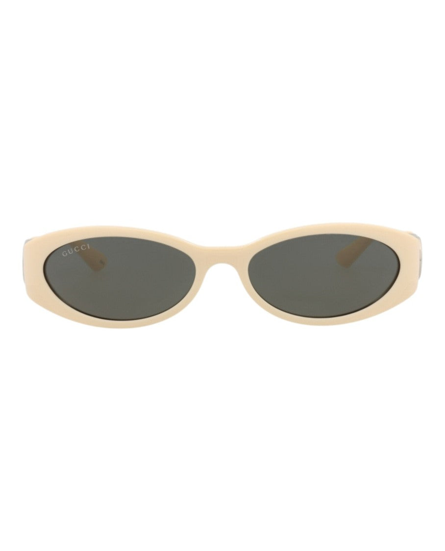 Gucci Round-Frame Injection Sunglasses With Silver-Tone Logo