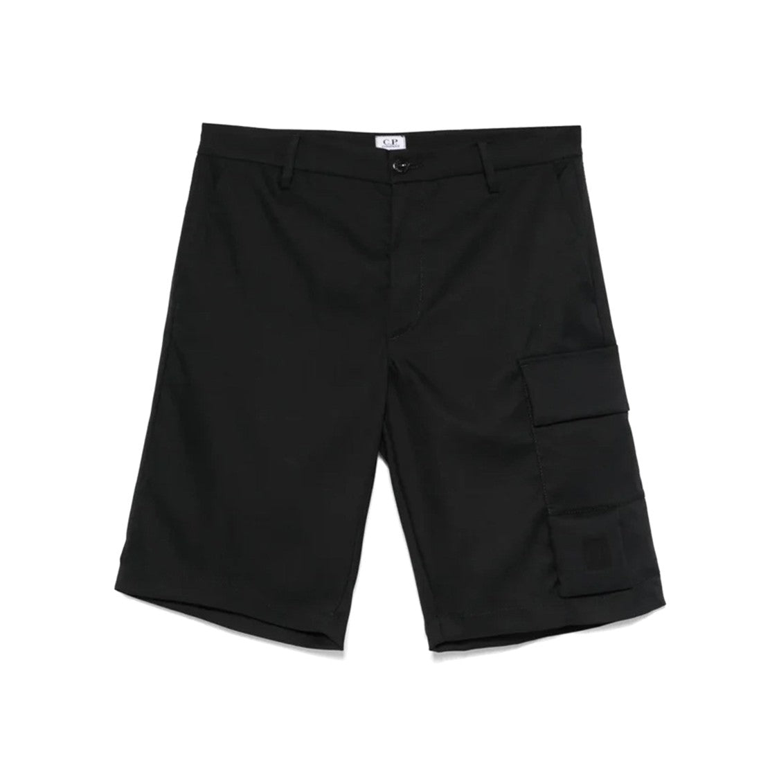 C.P. Company Tailored Black Cargo Bermudas