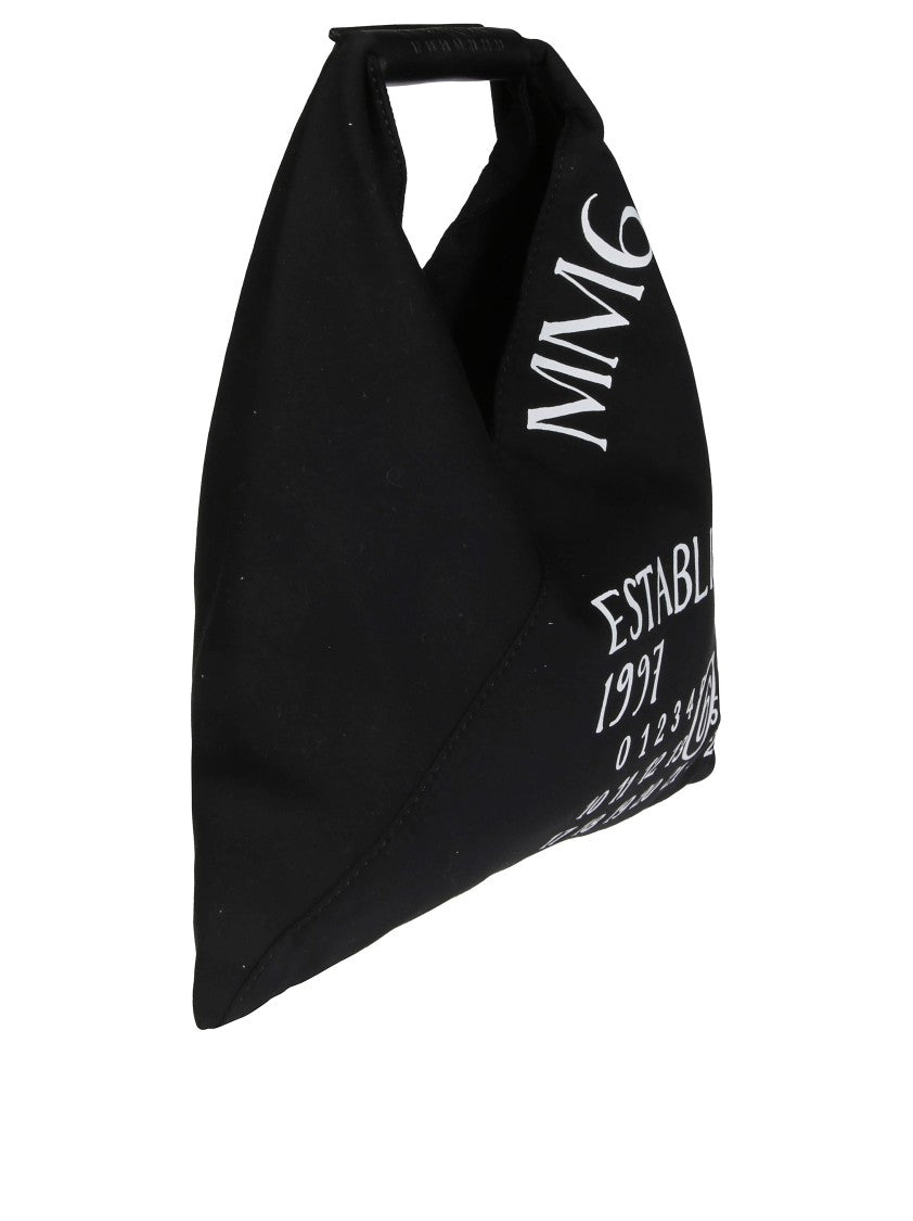 Mm6 By Maison Margiela Triangular Hand-Bag With Bold Logo Print