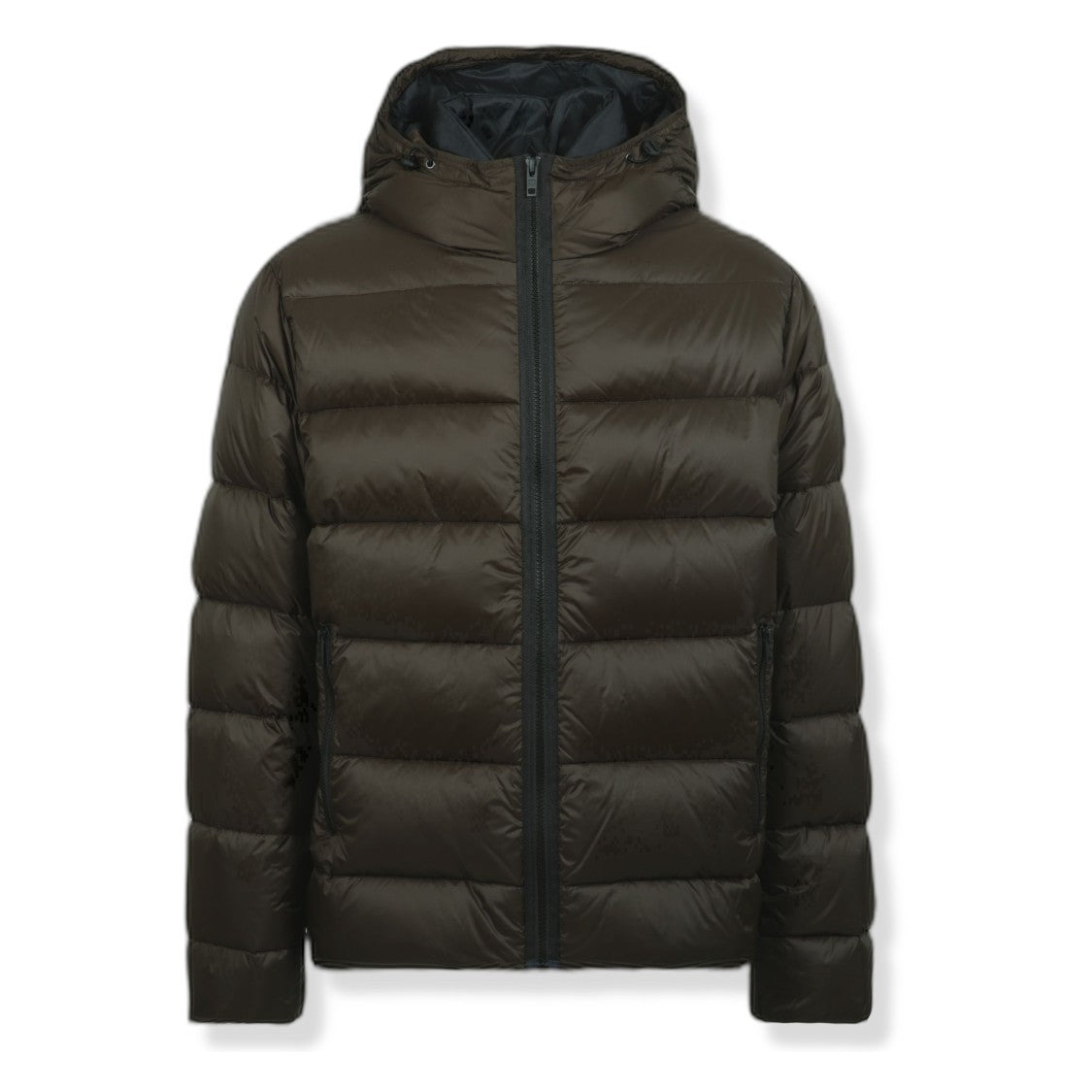 Fay Double-Breasted Puffer Jacket With Hood