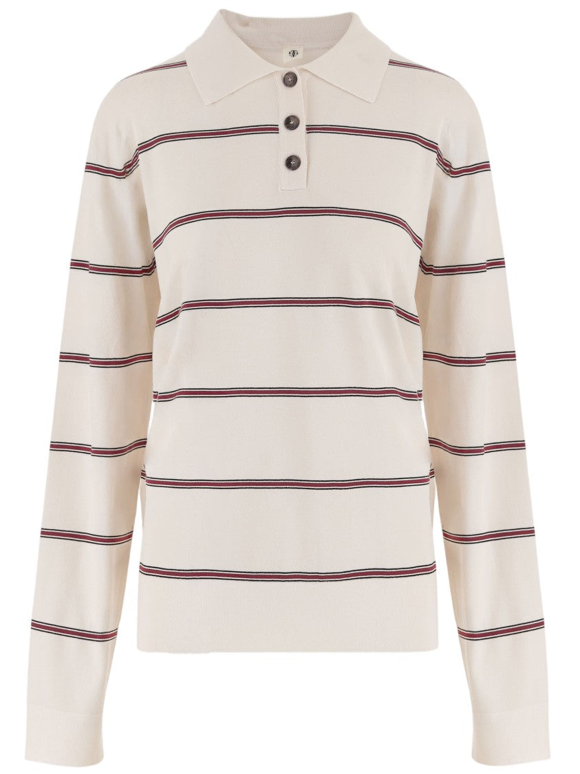 The Garment Multicolor Striped Viscose-Blend Polo Shirt