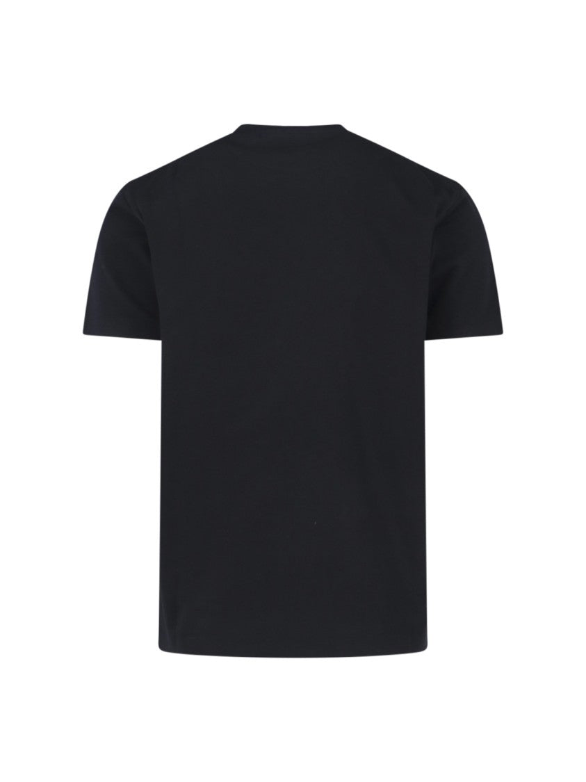 Dsquared2 Graphic Black Cotton T-Shirt With Bold Contrast Logo