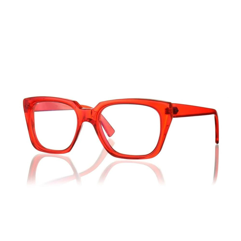 Kirk&Kirk Ellis Rectangular Red Acrylic Eyeglasses