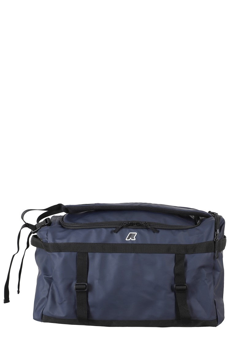 K-Way Blue Vercos Travel Padded Straps Polyester Duffle Bag