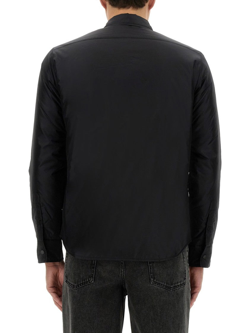 Aspesi Button-Up Minimalist Jacket With Classic Collar