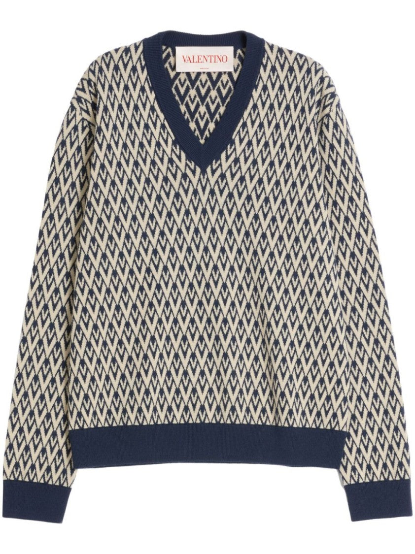 Valentino `Toute La V` Sweater