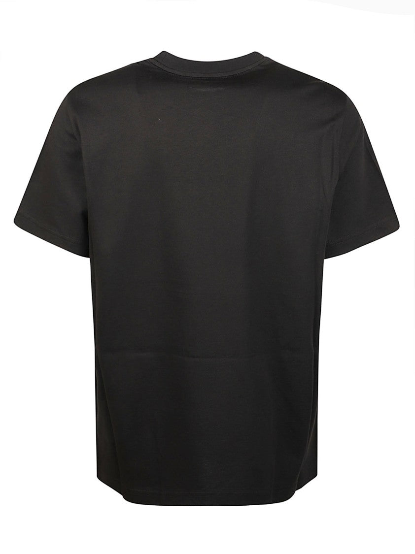 Moncler Short-Sleeve Bold Logo Print Cotton T-Shirt